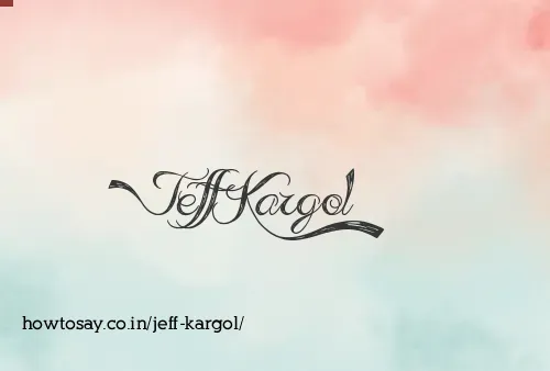 Jeff Kargol
