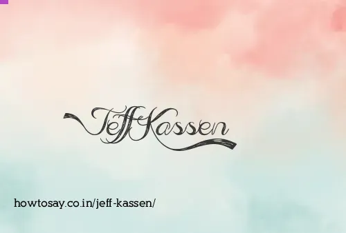 Jeff Kassen