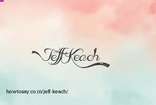 Jeff Keach