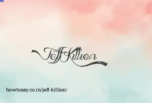 Jeff Killion