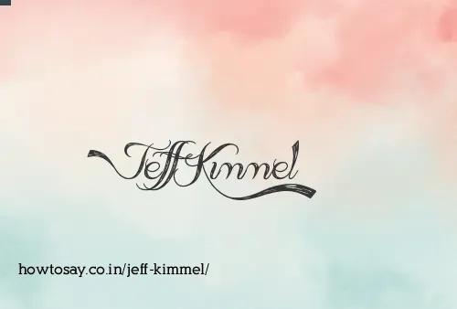 Jeff Kimmel