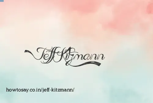 Jeff Kitzmann