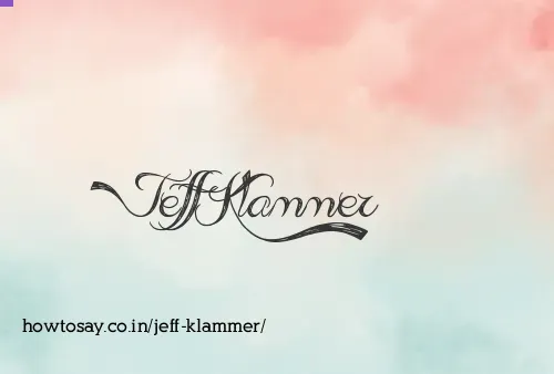 Jeff Klammer