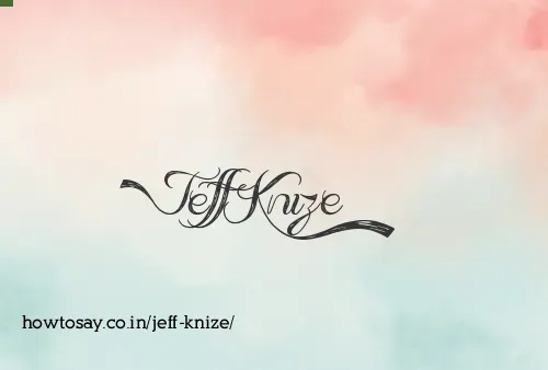 Jeff Knize