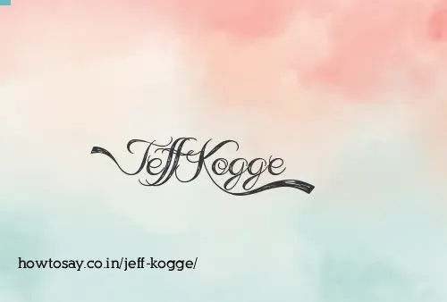 Jeff Kogge