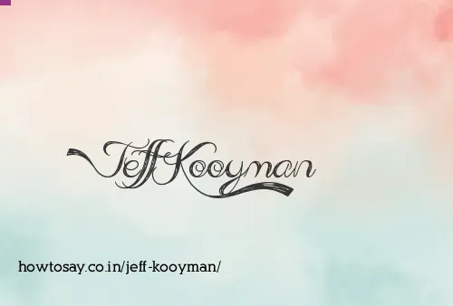 Jeff Kooyman