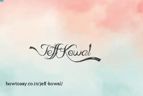 Jeff Kowal
