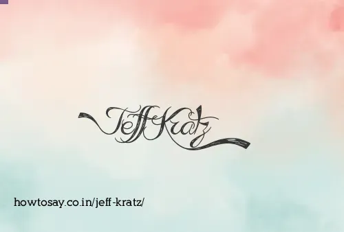 Jeff Kratz