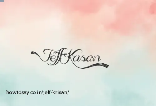 Jeff Krisan