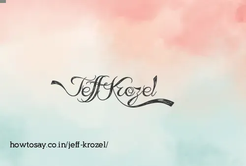 Jeff Krozel