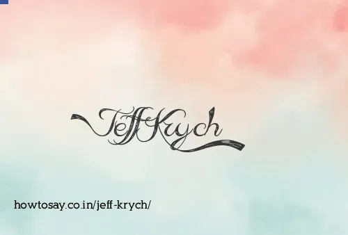 Jeff Krych
