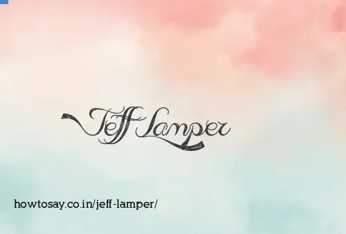Jeff Lamper
