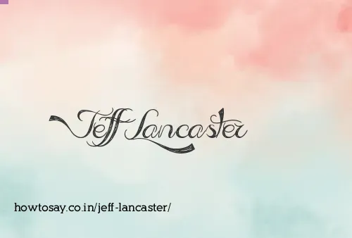Jeff Lancaster