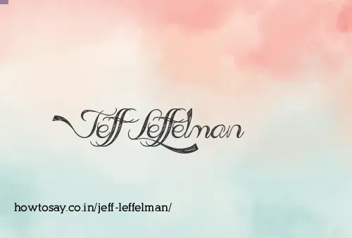 Jeff Leffelman