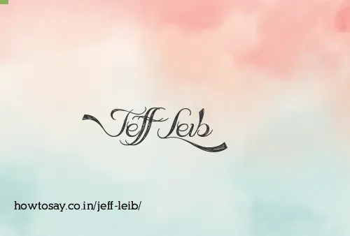 Jeff Leib
