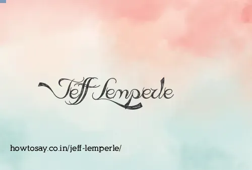 Jeff Lemperle