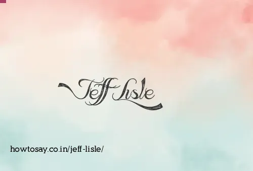 Jeff Lisle