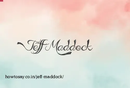 Jeff Maddock