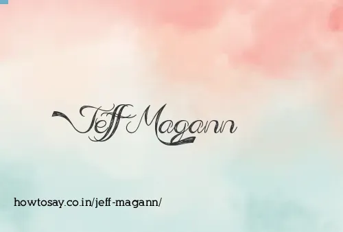Jeff Magann