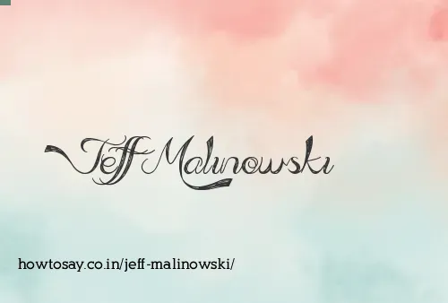 Jeff Malinowski