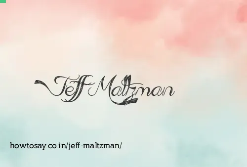 Jeff Maltzman