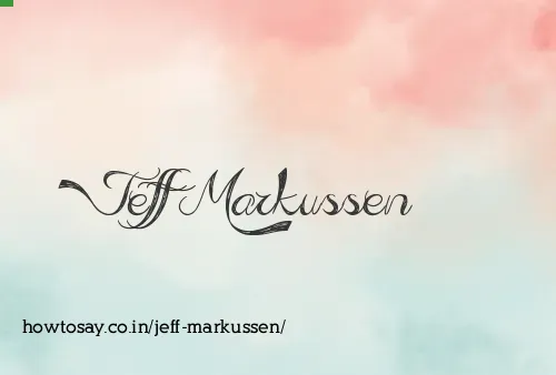 Jeff Markussen