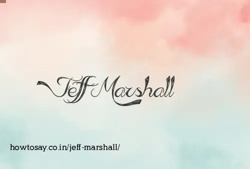 Jeff Marshall