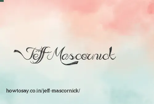 Jeff Mascornick