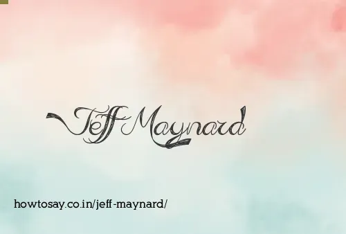 Jeff Maynard