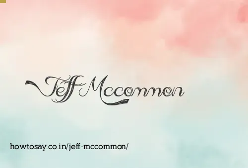 Jeff Mccommon