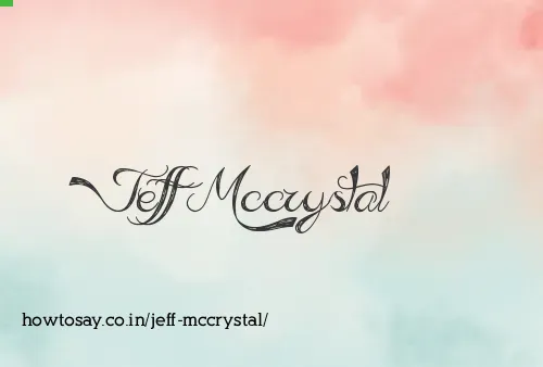 Jeff Mccrystal