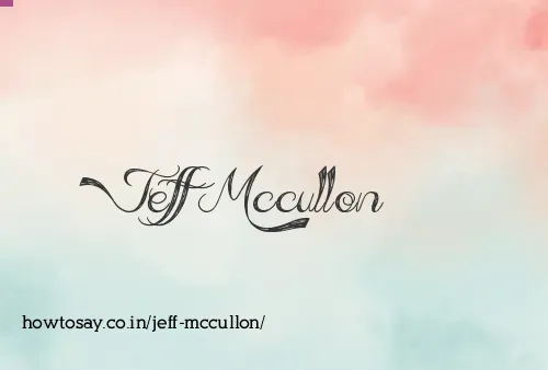 Jeff Mccullon