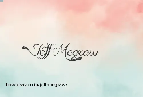 Jeff Mcgraw