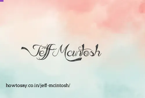 Jeff Mcintosh