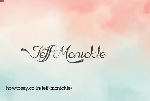 Jeff Mcnickle