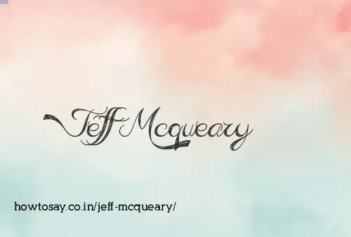 Jeff Mcqueary