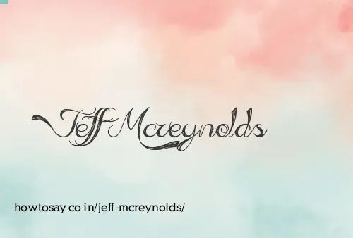 Jeff Mcreynolds
