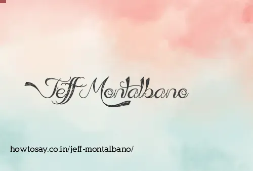 Jeff Montalbano
