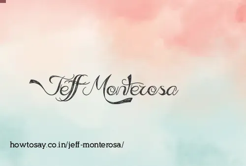 Jeff Monterosa