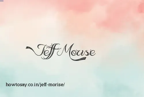 Jeff Morise