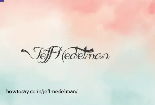 Jeff Nedelman