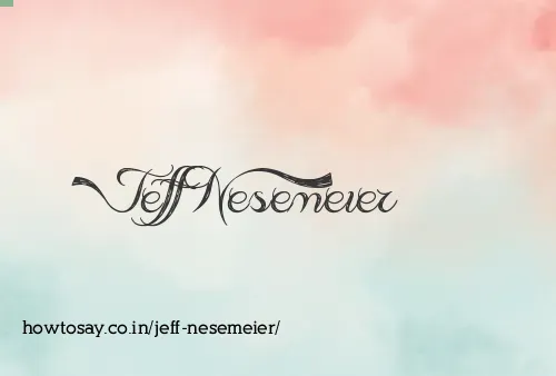 Jeff Nesemeier