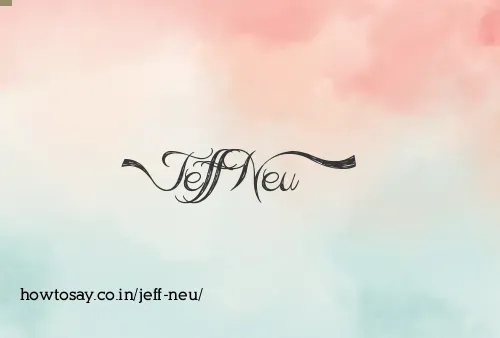Jeff Neu