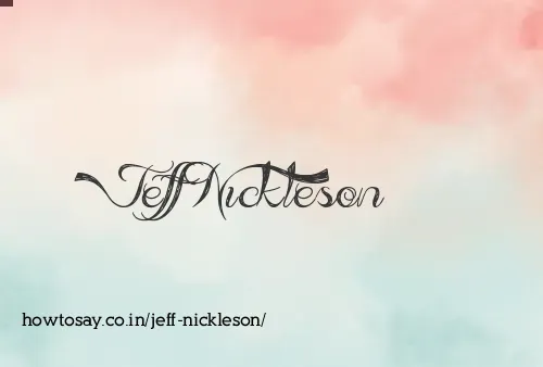 Jeff Nickleson