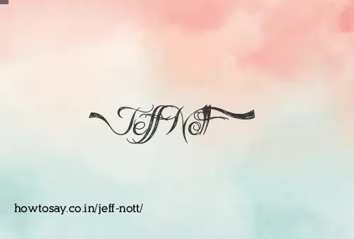 Jeff Nott