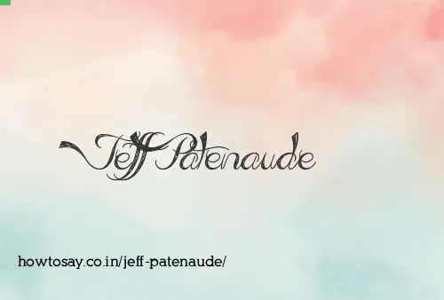 Jeff Patenaude