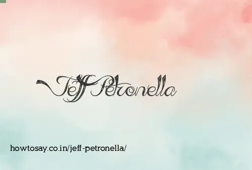 Jeff Petronella