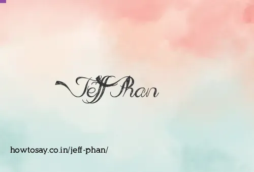 Jeff Phan