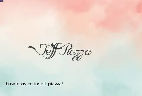 Jeff Piazza