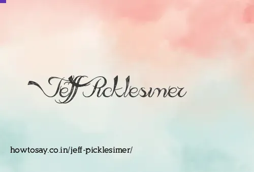 Jeff Picklesimer